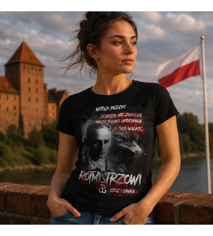 Koszulka damska- ROTMISTRZ WITOLD PILECKI
